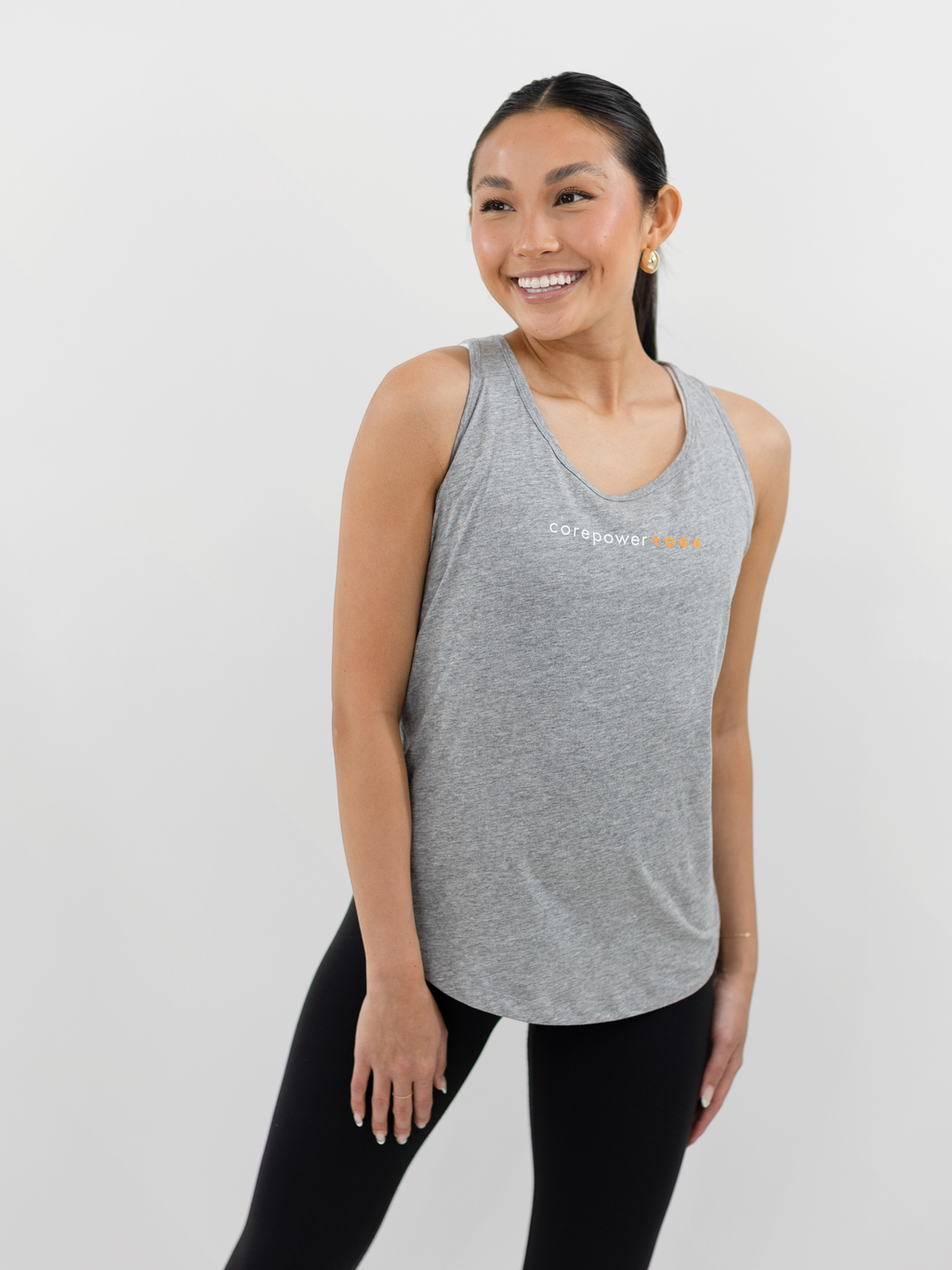 CorePower Yoga Grey Racerback - FINAL SALE
