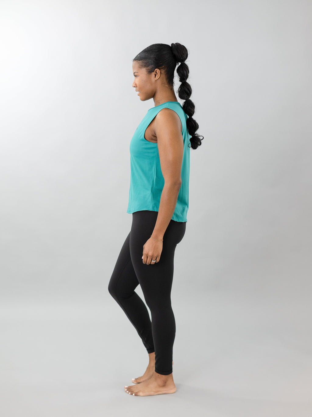 CorePower Yoga Open Back Jade Tank
