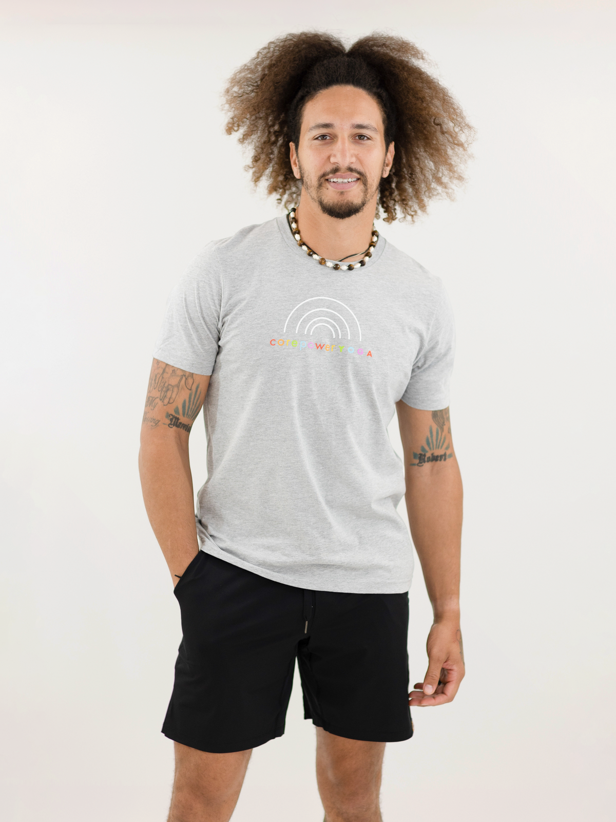 CorePower Yoga Men's Pride Half Glow Tee - FINAL SALE
