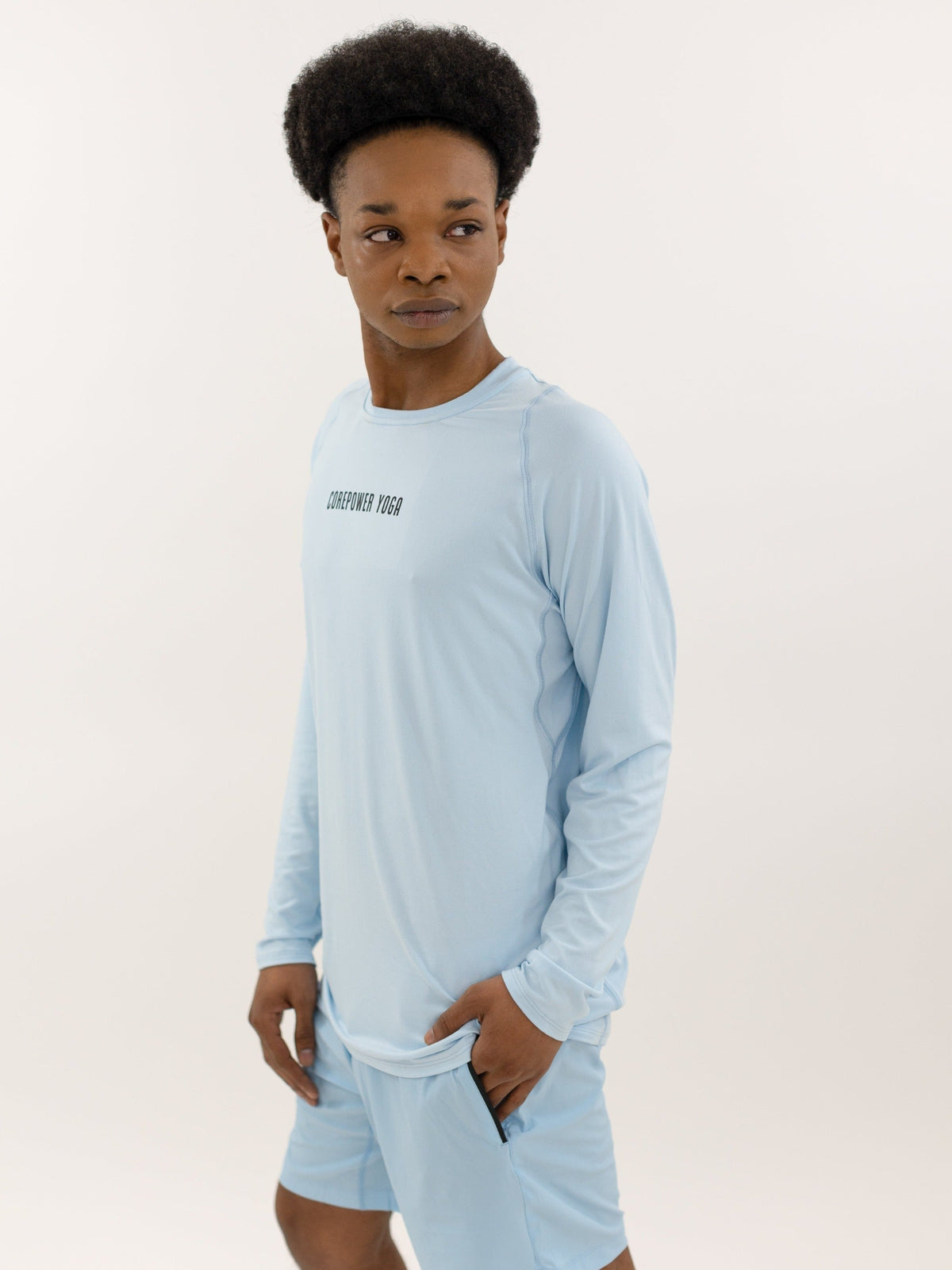 CorePower Yoga Blue Long Sleeve - FINAL SALE