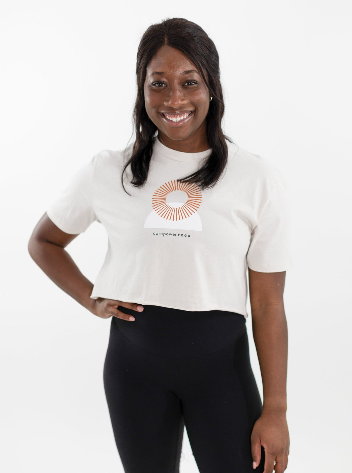 CorePower Yoga Simple Sun Boxy Tee - FINAL SALE