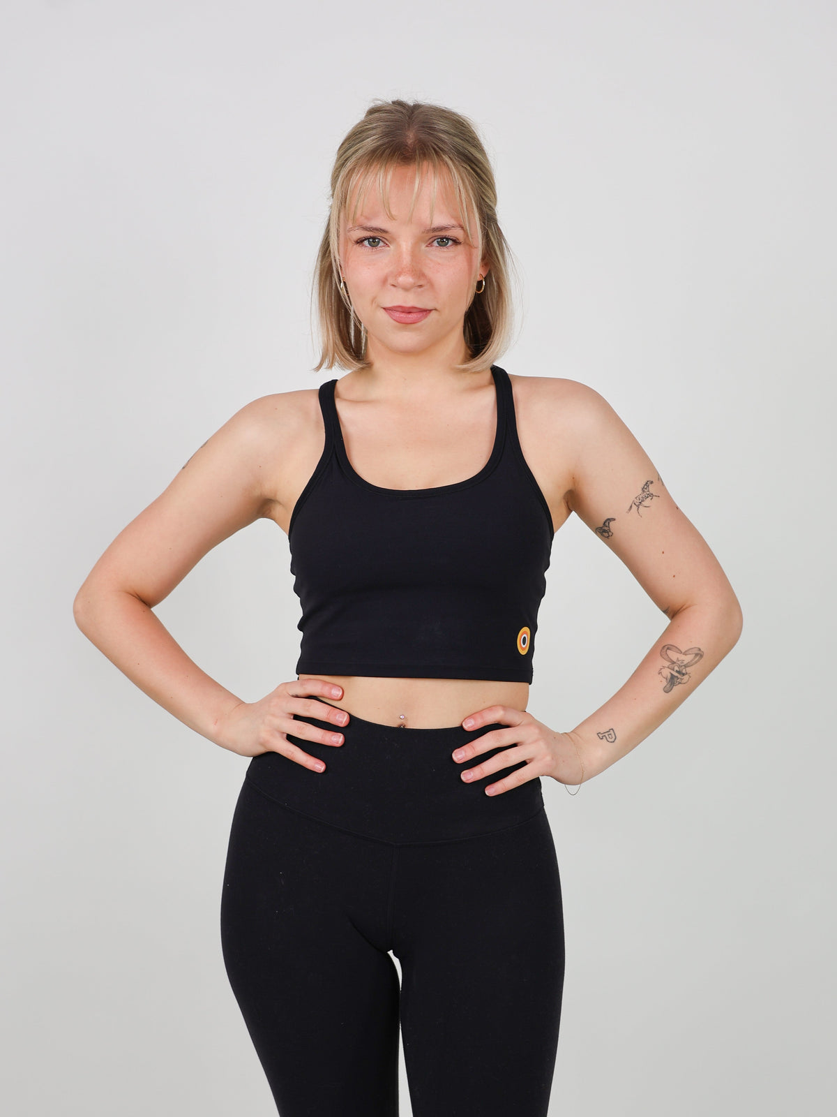Karissa Oi Racer Longline Bra