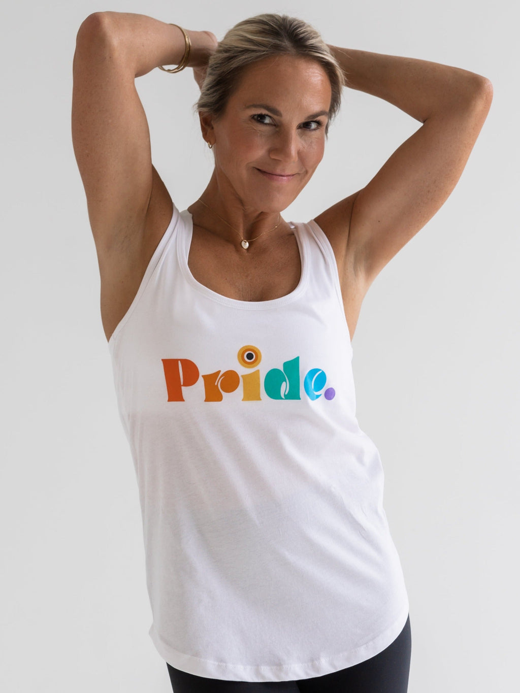 Pride Glow Racerback Tank - FINAL SALE