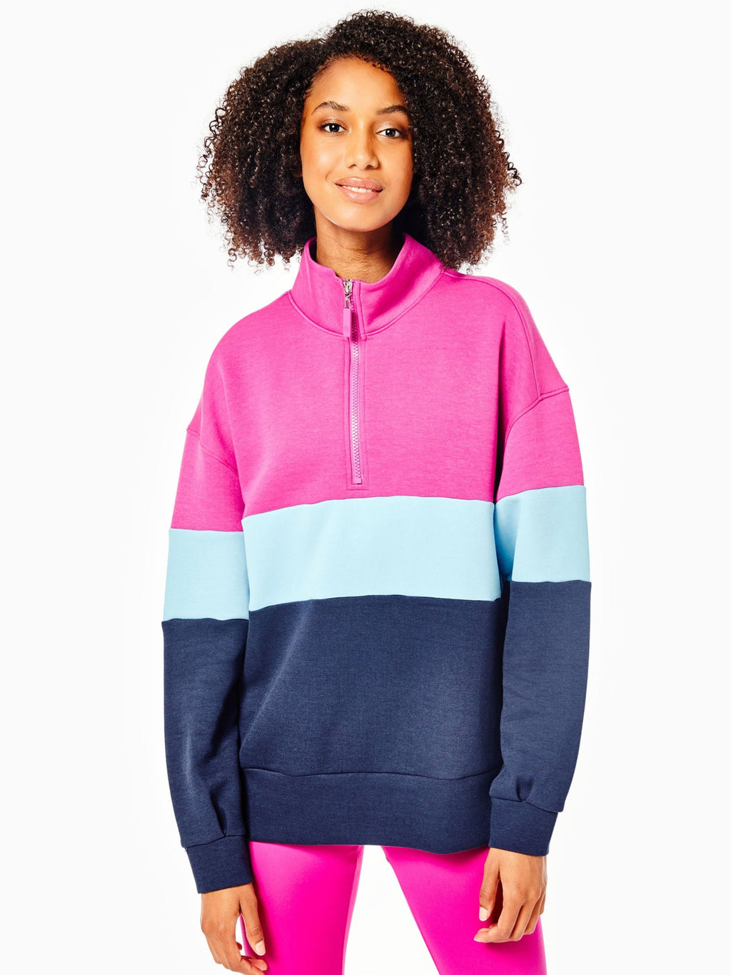 Addison Bay Varsity 1/4 Zip Pullover - FINAL SALE
