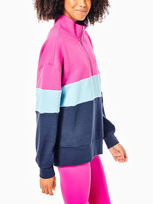Addison Bay Varsity 1/4 Zip Pullover - FINAL SALE